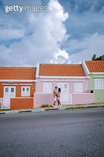 Curacao Colorful Bouldings Around Willemstad Punda And Otrobanda