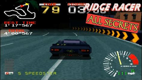 Ridge Racer PS1 All Secrets YouTube