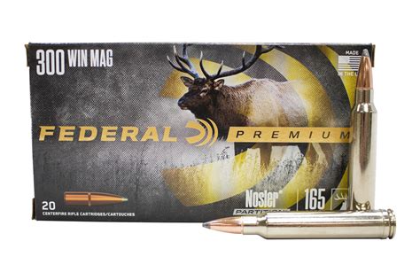 Shop Federal 300 Win Mag 165 Gr Nosler Partition Premium 20 Box For