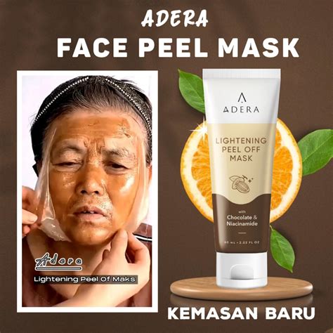 Jual READY Adera Lightening Peel Off Mask Original BPOM Peeling