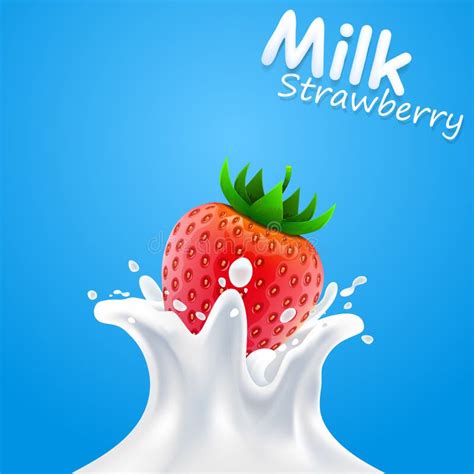 Strawberry Milk Splash Stock Illustrations 2232 Strawberry Milk