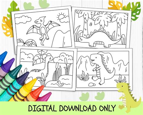 Dinosaur Coloring Pages Baby Dinosaur Coloring Easy Coloring