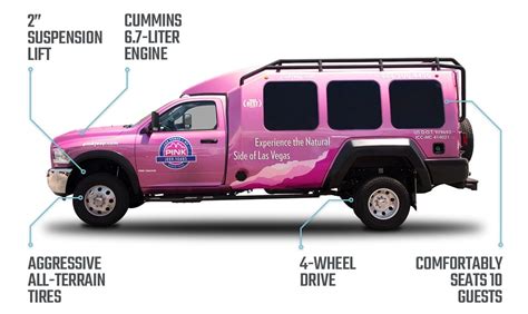 Tour Vehicles Custom Built For Off Road Pink Adventure Tours