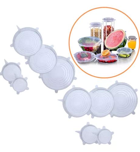 Tampas Alimentos El Stica Lav Vel Silicone Universal Parcelamento