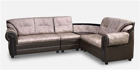 Buy Amber Corner Sofa in Beige Colour in L Shape Online - Corner Sofas ...