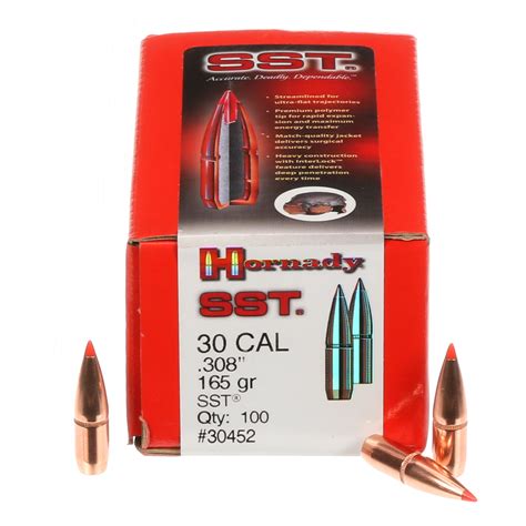 Murdoch S Hornady 30 Cal 308 165 Grain SST Bullets