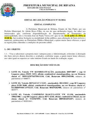 Preenchível Disponível prefeitura municipal de rifaina Fax Email