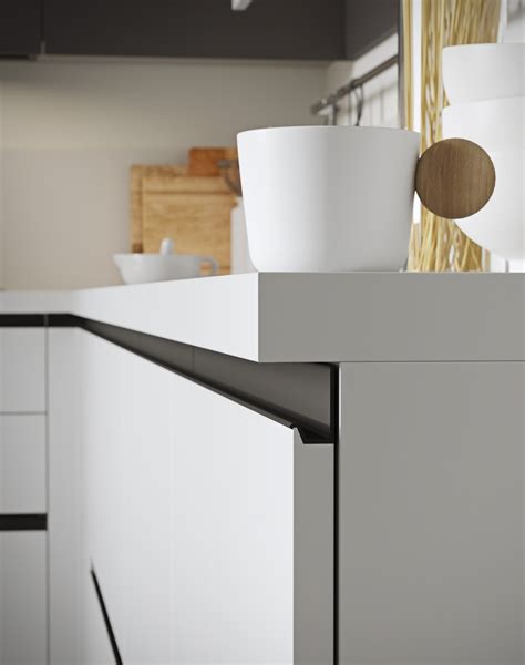 Fitted Kitchen With Integrated Handles JOY By Snaidero