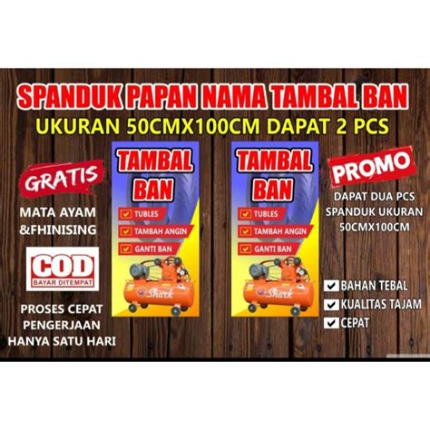 Jual Spanduk Banner Tambal Banspanduk Bengkelspanduk Steam Motor