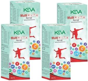 Keva Multi Vita Syrup For Multivitamin For Immunity Energy Power Pack