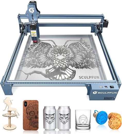 SCULPFUN Graveur laser S9 90W effet laser découpeuse gravure laser