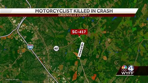 Greenville Motorcyclist Killed In Crash