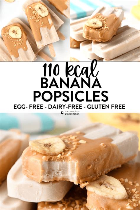 These Homemade Banana Popsicles Are Easy Homemade Popsicles Perfect To Use Your Ripe Bananas And