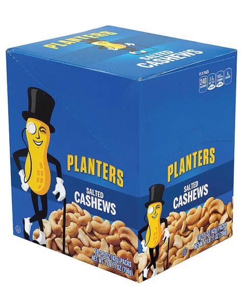 Planters Cashews Individual Packs At Barbara Peltz Blog