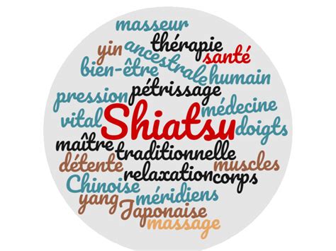 Nuage Mots Shiatsu Shiatsu France