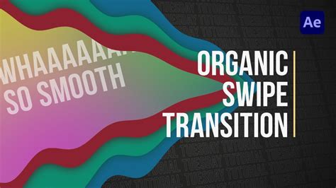 Create This Simple Stylistic Swipe Transition In Adobe After Effects