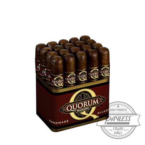 Quorum Maduro Cigars Short Robusto Cigar Deals Reviews