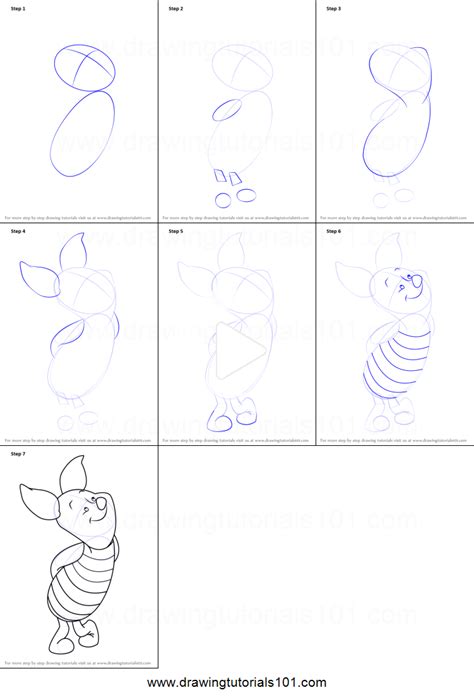 How To Draw Piglet Other Drawings Disney Drawings Cartoon Sketches