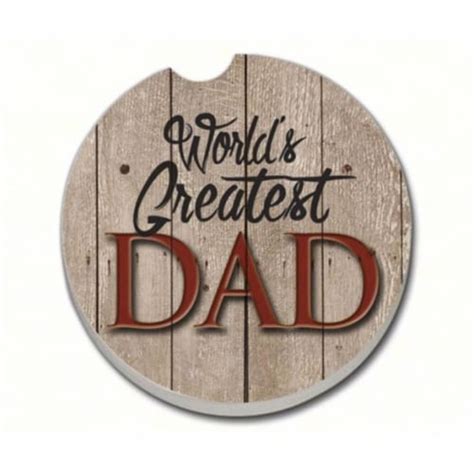 Counter Art Cart08461 Worlds Greatest Dad Car Coaster 1 Kroger