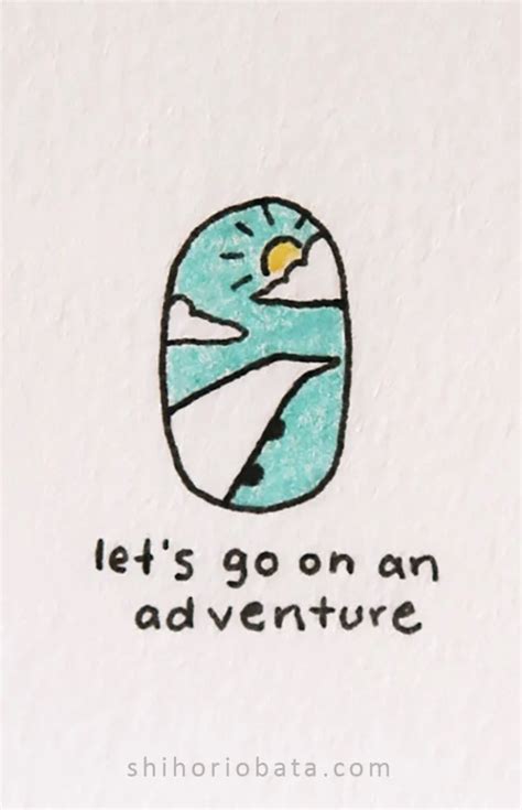 An Image Of The Words Let S Go On An Adventure