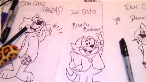 Top Cat Draw Cartoon Demostenes De Don Gato Y Su Pandilla Youtube