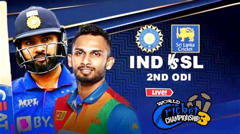 India Vs Sri Lanka 2nd Odi Wcc3 Telugu Game Play Live Ind Vs Sl Youtube