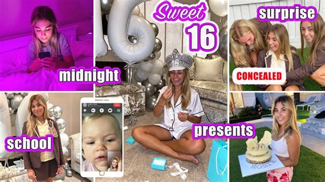 My Sweet 16th Birthday VLOG OMG Biggest Surprise Ever I Cried