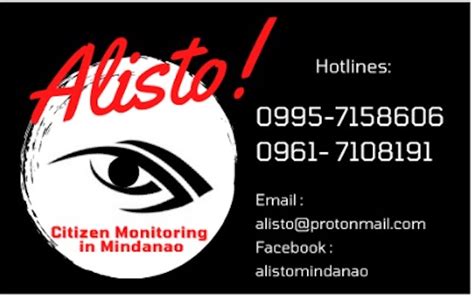 mindanao groups launch alisto  citizens platform  reporting