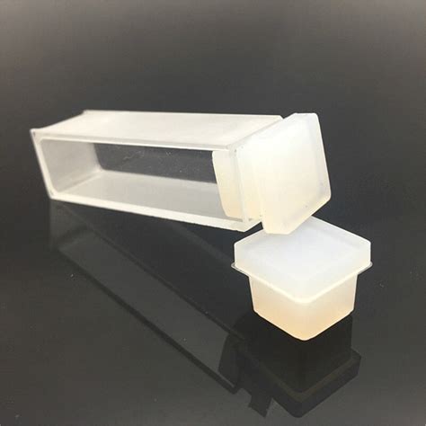 Silicone Cell Cover Glass Cuvette Lid Quartz Cuvette Silicone Stopper