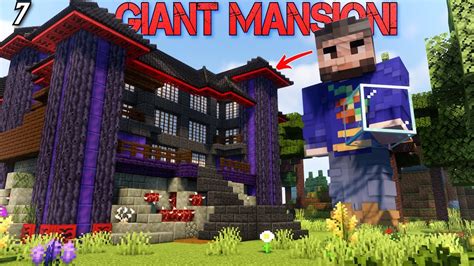 I Built A Mansion For A GIANT In Minecraft Simply Modded Ep 7 YouTube