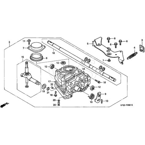 Honda HRD536 HME MZBL 8000001 8099999 Transmission Diagram GHS