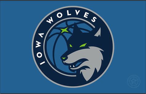 Iowa Wolves Logo Primary Dark Logo Nba Gatorade League G League