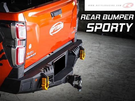 Rear Bumper For Dmax 2020 Model Sporty By Option4wd Rstyle Racing