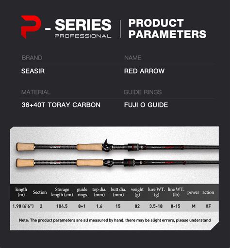 SEASIR Red Arrow 1 98M 6 6 82g M Power Ultralight Fishing Rod FUJI O