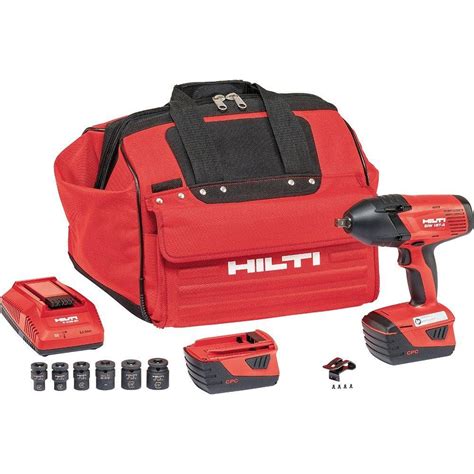 Hilti SIW 18 Volt Lithium Ion 1 2 In High Torque Cordless Impact