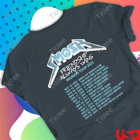 Anthony Padilla Smosh Reunion Tour T Shirt - Tiotee