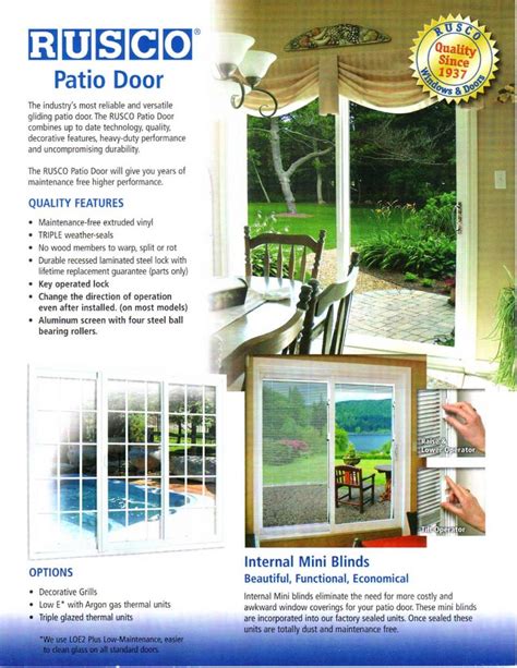 Patio Doors NS Rusco N S Limited