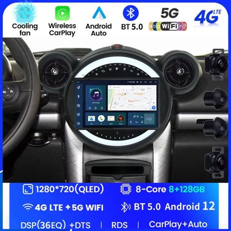 Android 12 System Car Radio For BMW Mini Cooper Countryman R60 R61 2010