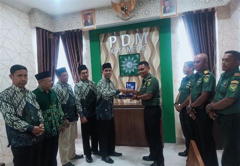 Kodim Km Silaturahmi Di Pimpinan Daerah Muhammadiyah Kota Metro