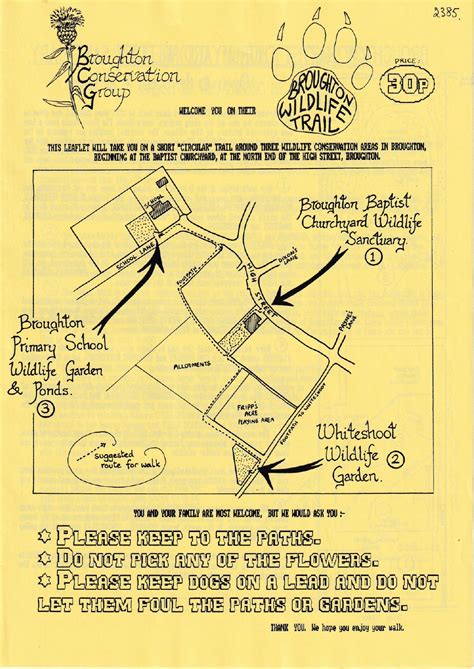 Broughton Wildlife Trail Broughton Community Archive