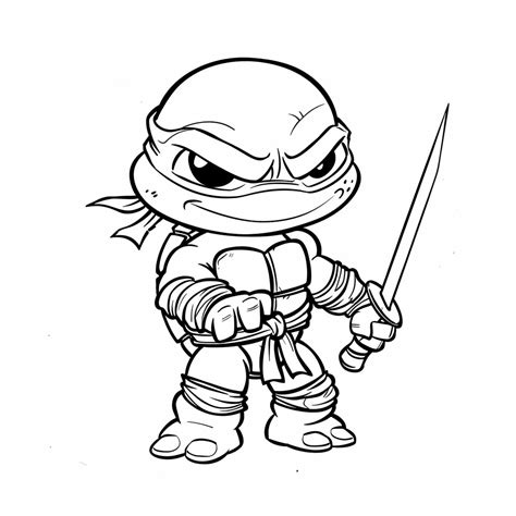 52 Tortugas Ninja Para Colorear Dibujos Para Imprimir