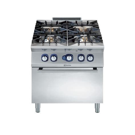 Modular Cooking Range Line 900XP 4 Burner Gas Range On Gas Oven