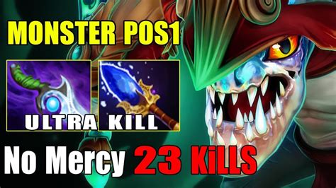 Monster Pos Slark Imba Athletic Jump No Mercy Gank All Map Kills