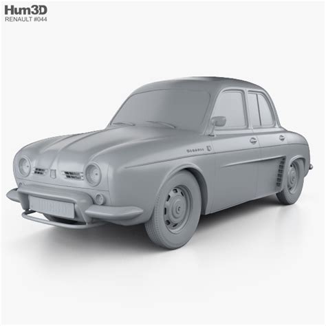 Renault Ondine Dauphine 1956 1967 3D Model Vehicles On 3DModels