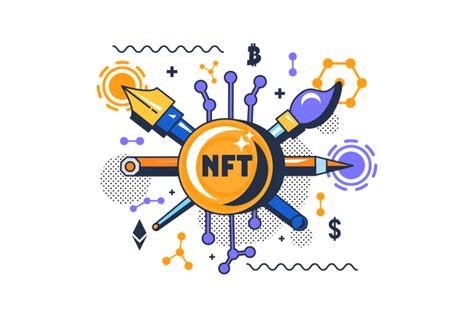 Best Premium Nft Art Blockchain Illustration Download In Png And Vector