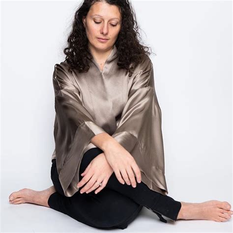 Silk Kimonos For A Calming Yoga Session