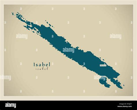 Map of isabel Stock Vector Images - Alamy