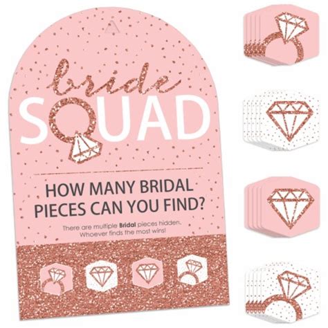 Big Dot Of Happiness Bride Squad Bridal Shower And Bachelorette Party Hide And Find Game 49