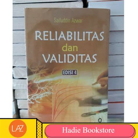 Reliabilitas Dan Validitas By Saifudin Azwar Lazada Indonesia