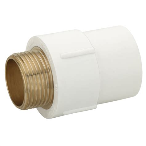 Upvc Brass Male Threaded Adapter Color White At Best Price In Rajkot Shree Ram Plastic